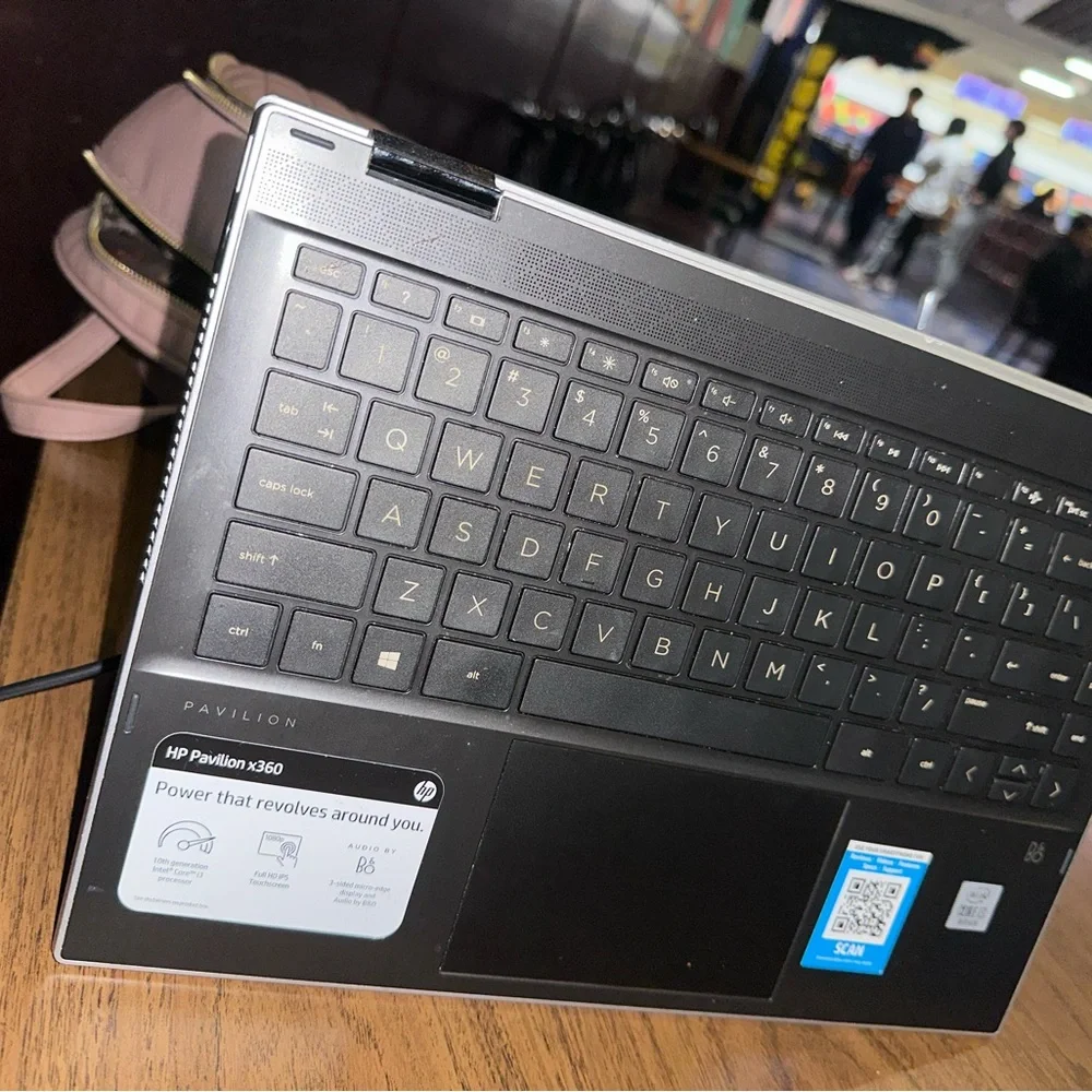 HP Pavilion Laptop Black and Silver